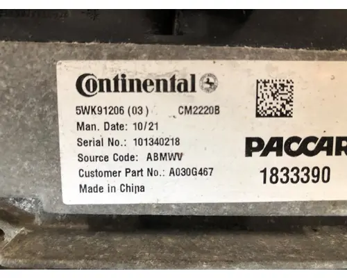 KENWORTH T660 ECM (EGR Maintenance Reminder)