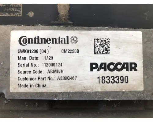KENWORTH T660 ECM (EGR Maintenance Reminder)