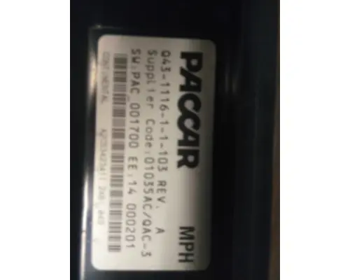 KENWORTH T660 GAUGE CLUSTER