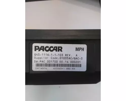 KENWORTH T660 GAUGE CLUSTER