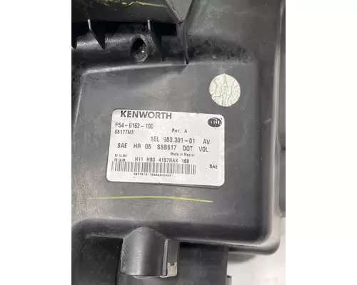 KENWORTH T660 Headlamp Assembly