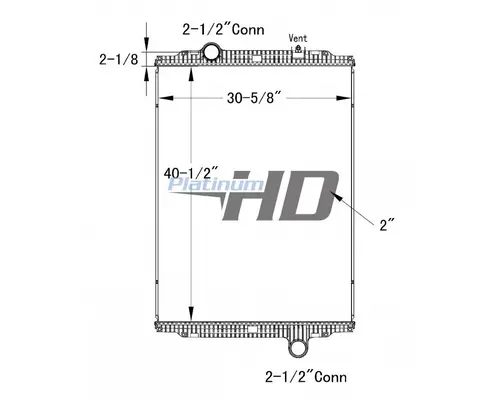 KENWORTH T660 RADIATOR ASSEMBLY