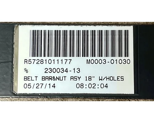 KENWORTH T660 Seat Belt