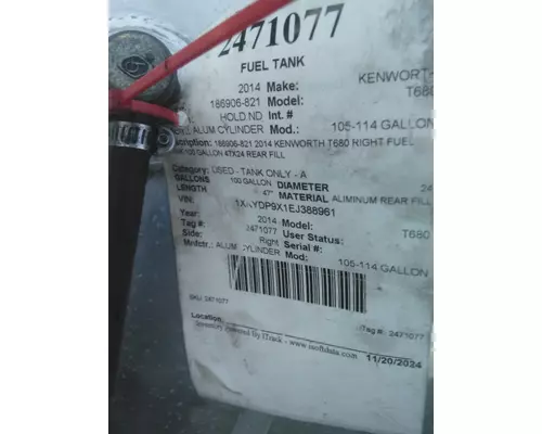 KENWORTH T680 2013-2022 FUEL TANK