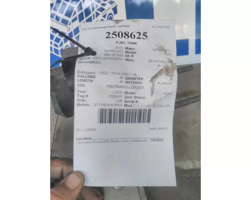 KENWORTH T680 2013-2022 FUEL TANK