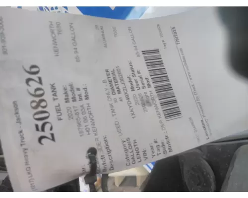 KENWORTH T680 2013-2022 FUEL TANK
