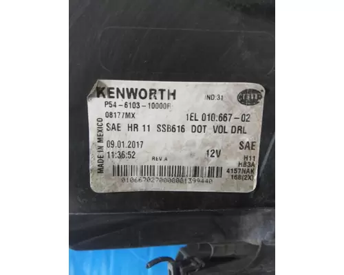 KENWORTH T680 2013-2022 HEADLAMP ASSEMBLY