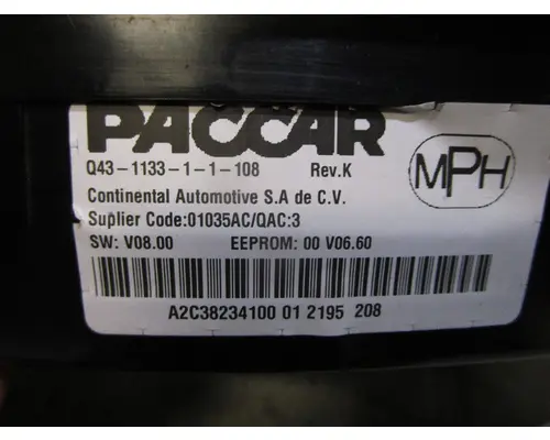 KENWORTH T680_Q43-1133-1-1-108 Instrument Cluster