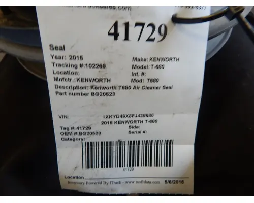 KENWORTH T680 947 Seals