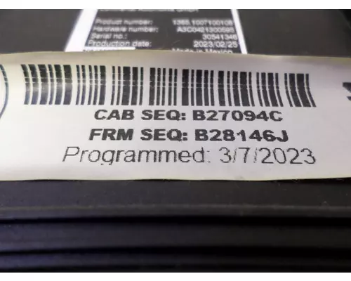 KENWORTH T680 CAB CONTROL UNIT MODULE