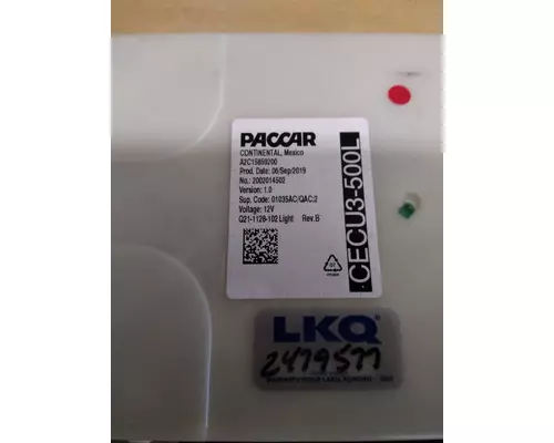 KENWORTH T680 CAB CONTROL UNIT MODULE