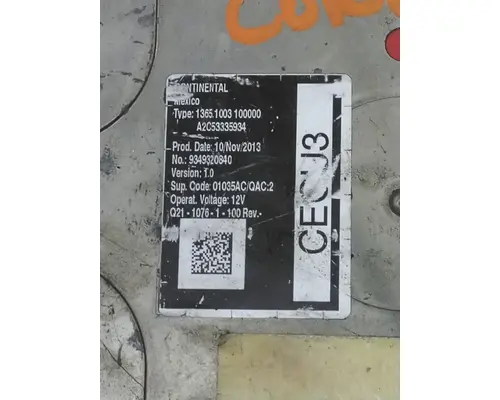 KENWORTH T680 CAB CONTROL UNIT MODULE