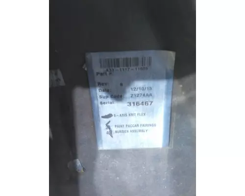 KENWORTH T680 CAB SKIRTSIDE FAIRING