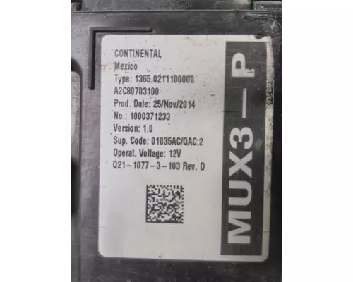 KENWORTH T680 CHASSIS CONTROL MODULE (CCM)