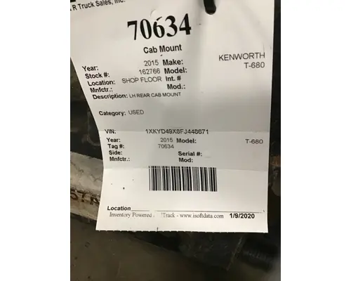 KENWORTH T680 Cab Mount 119