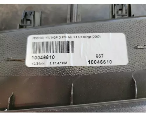 KENWORTH T680 Dash Panel