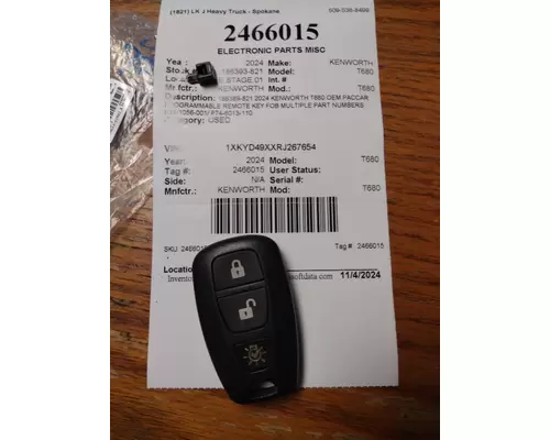 KENWORTH T680 ELECTRONIC PARTS MISC