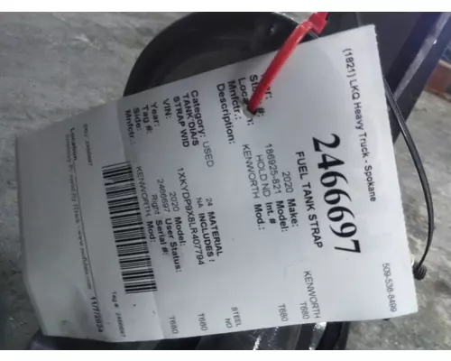 KENWORTH T680 FUEL TANK STRAP