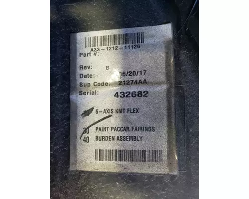 KENWORTH T680 Fairing, Side