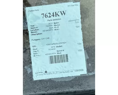 KENWORTH T680 Front Door Assembly