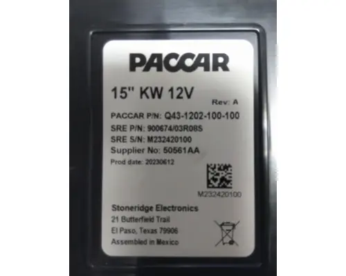 KENWORTH T680 GAUGE CLUSTER