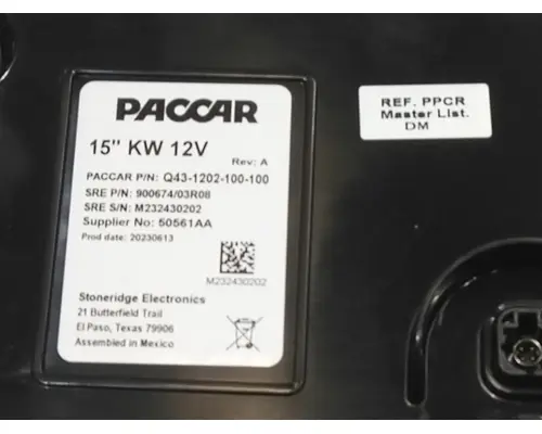 KENWORTH T680 GAUGE CLUSTER