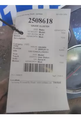 KENWORTH T680 GAUGE CLUSTER