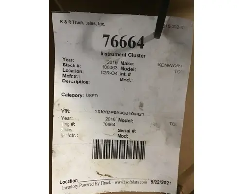 KENWORTH T680 Gauges (all)