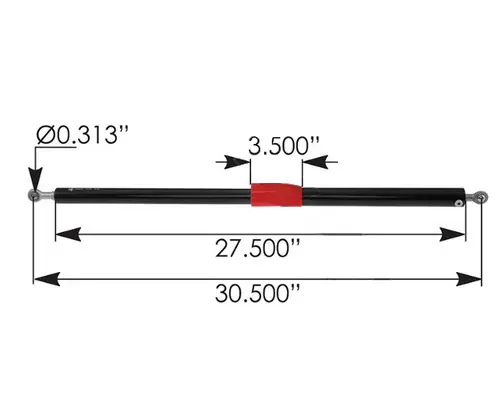KENWORTH T680 HOOD STRUT