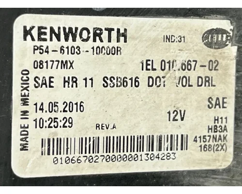 KENWORTH T680 Headlamp Assembly