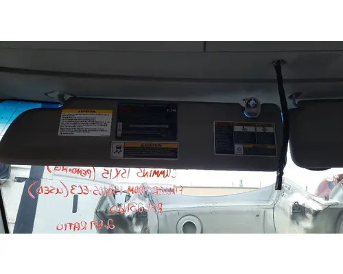 KENWORTH T680 INTERIOR SUN VISOR