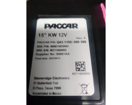 KENWORTH T680 Instrument Cluster