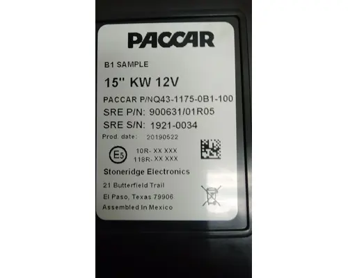 KENWORTH T680 Instrument Cluster