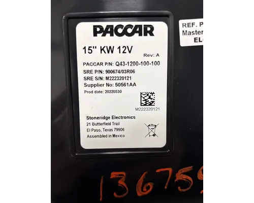 KENWORTH T680 Instrument Cluster