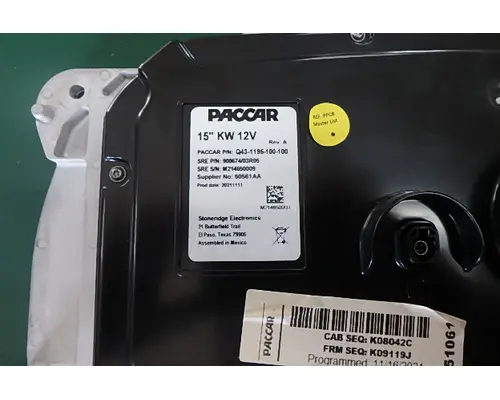 KENWORTH T680 Instrument Cluster