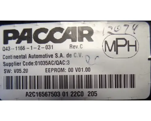 KENWORTH T680 Instrument Cluster