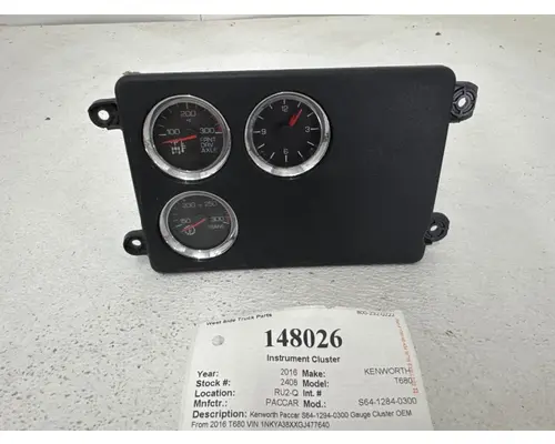 KENWORTH T680 Instrument Cluster