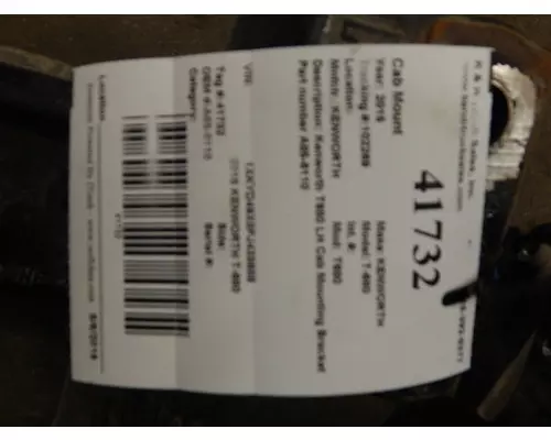 KENWORTH T680 Mounts, Cab
