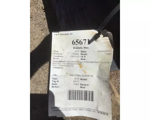 KENWORTH T680 Mounts, Cab