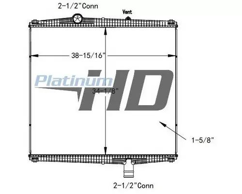 KENWORTH T680 RADIATOR ASSEMBLY