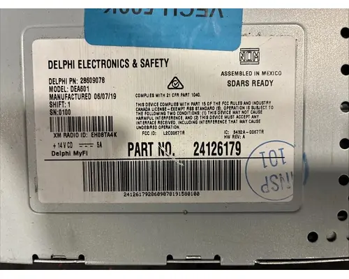 KENWORTH T680 Radio