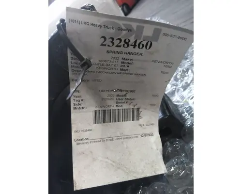 KENWORTH T680 SPRING HANGER