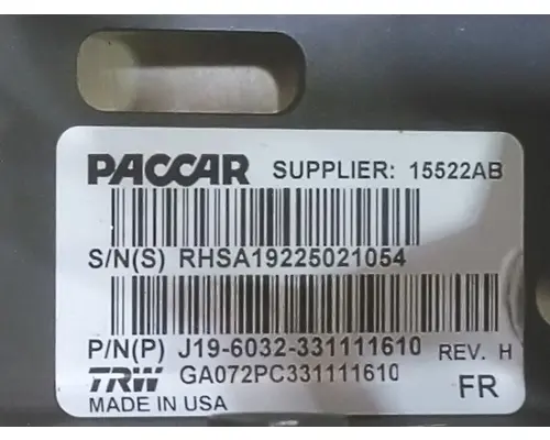 KENWORTH T680 STEERING COLUMN