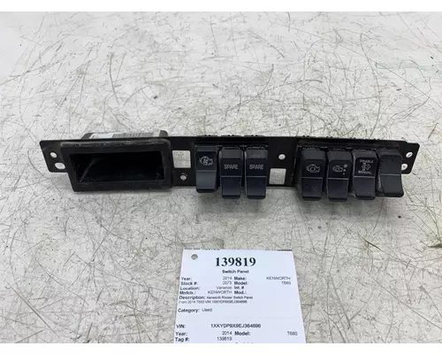 KENWORTH T680 Switch Panel