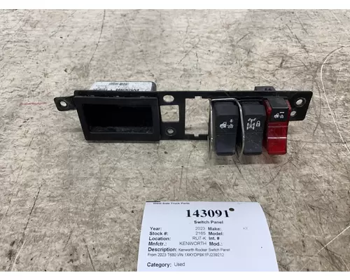 KENWORTH T680 Switch Panel