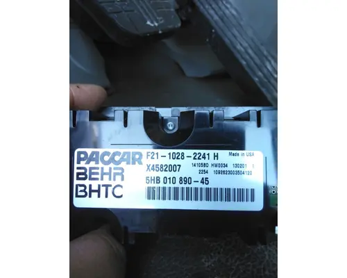 KENWORTH T680 TEMPERATURE CONTROL