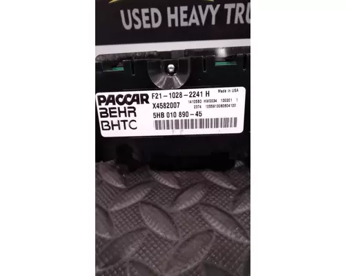 KENWORTH T680 Temperature Control