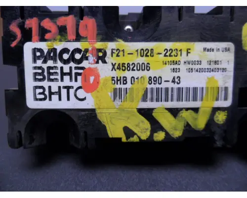 KENWORTH T680 Temperature Control