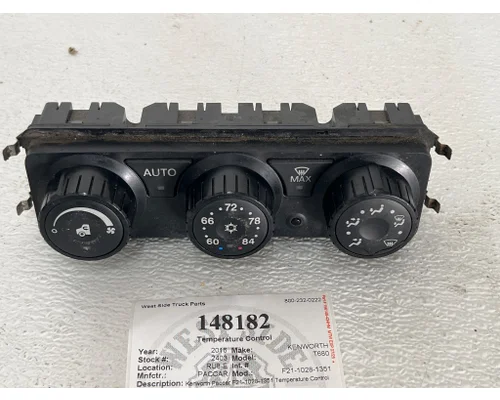 KENWORTH T680 Temperature Control