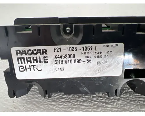 KENWORTH T680 Temperature Control